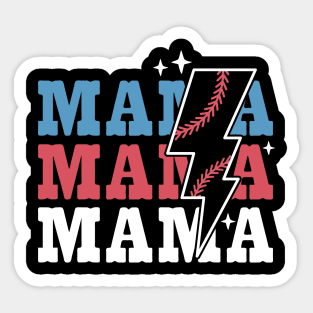 Baseball Mama Sticker